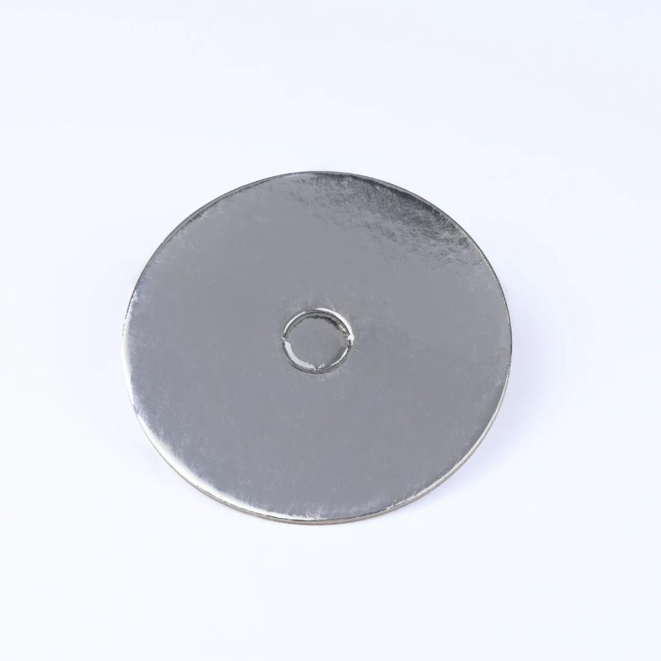 LOYAL cakeboard geperforeerd rond Silver 15 cm 10 stuks 