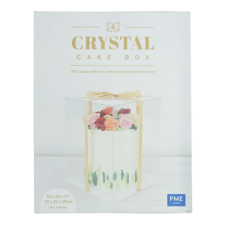 PME taartdoos Crystal 28x28x35 cm