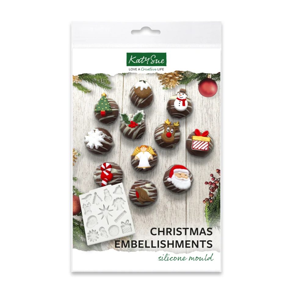 Katy Sue siliconen mal Christmas Embellishments