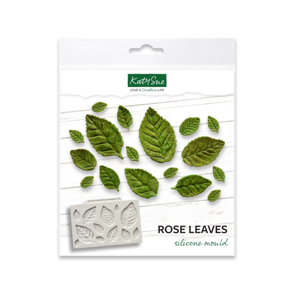 Katy Sue siliconen mal Rose Leaves
