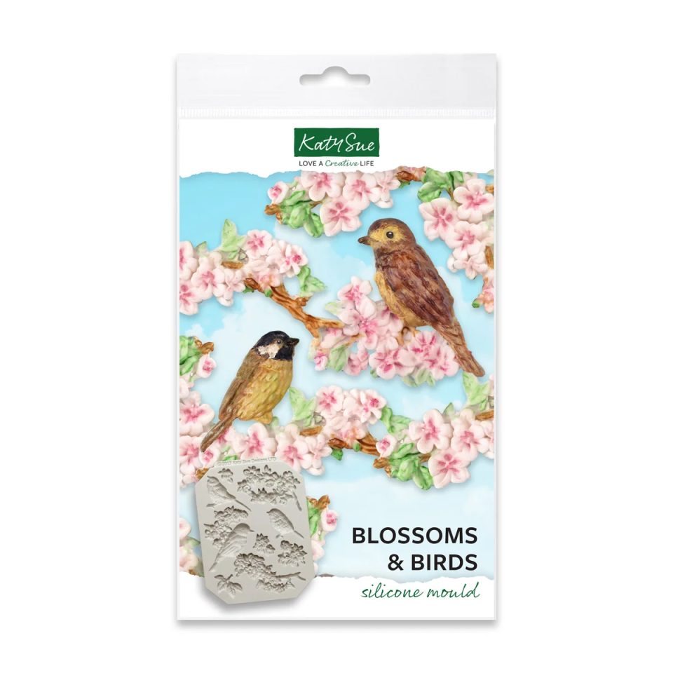 Katy Sue siliconen mal Blossoms and Birds