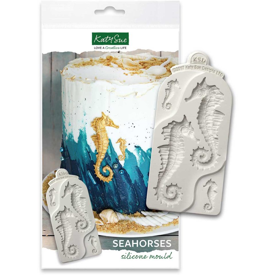 Katy Sue siliconen mal Seahorses