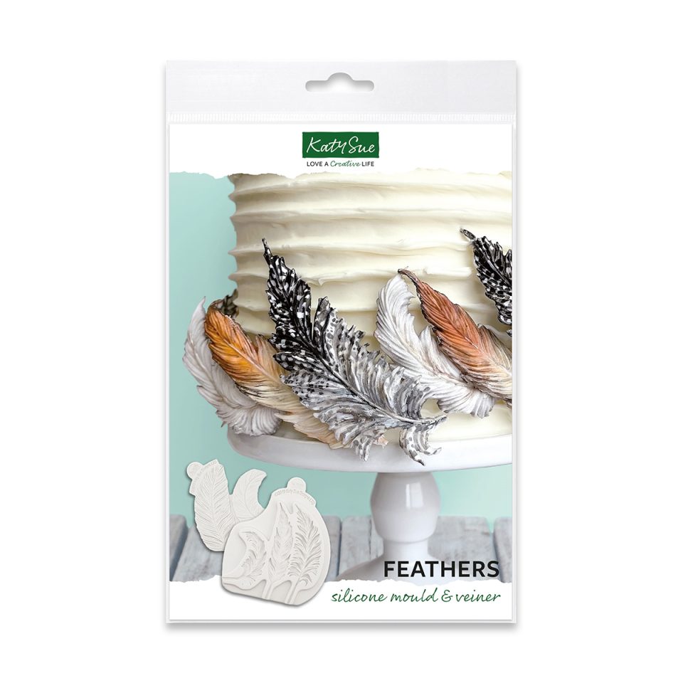 Katy Sue siliconen mal Feathers