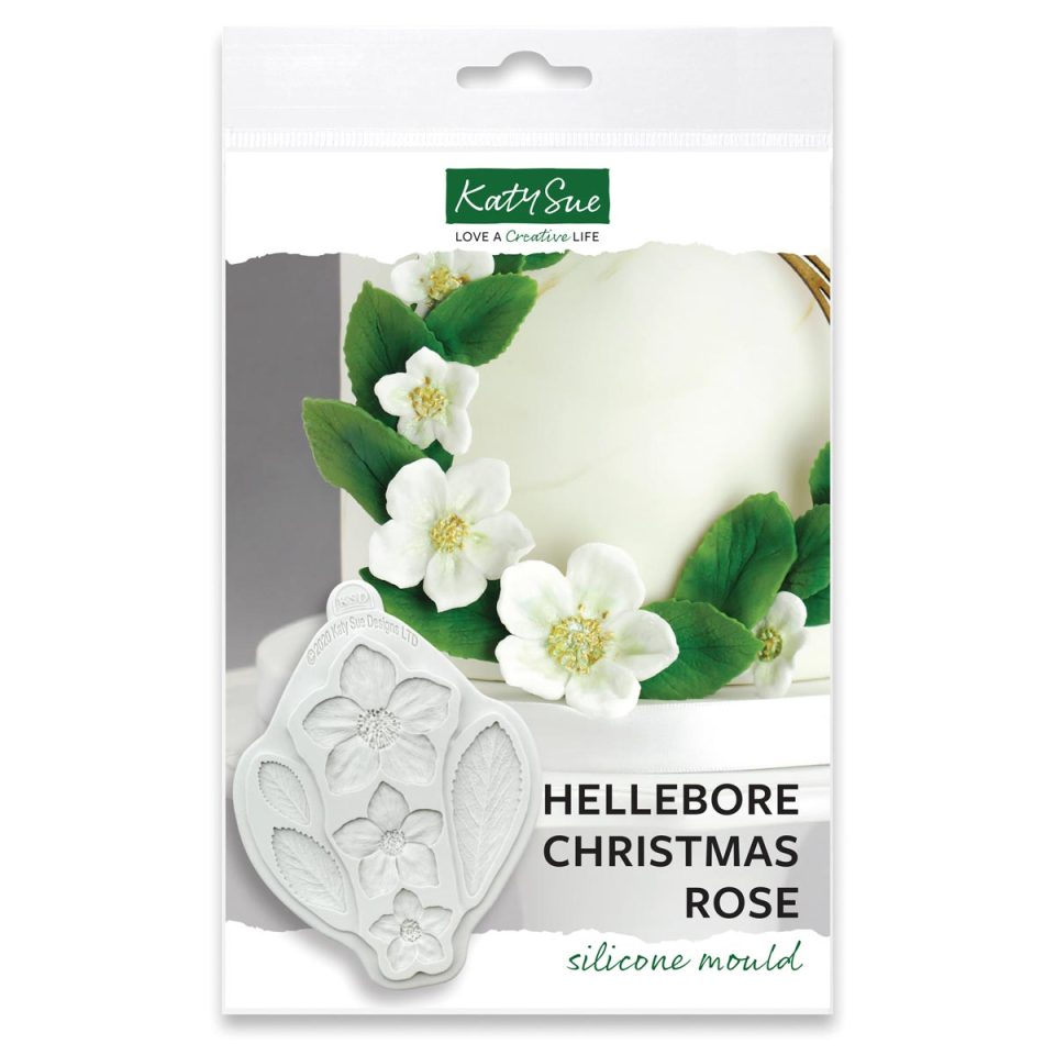 Katy Sue siliconen mal Hellebore Christmas Rose