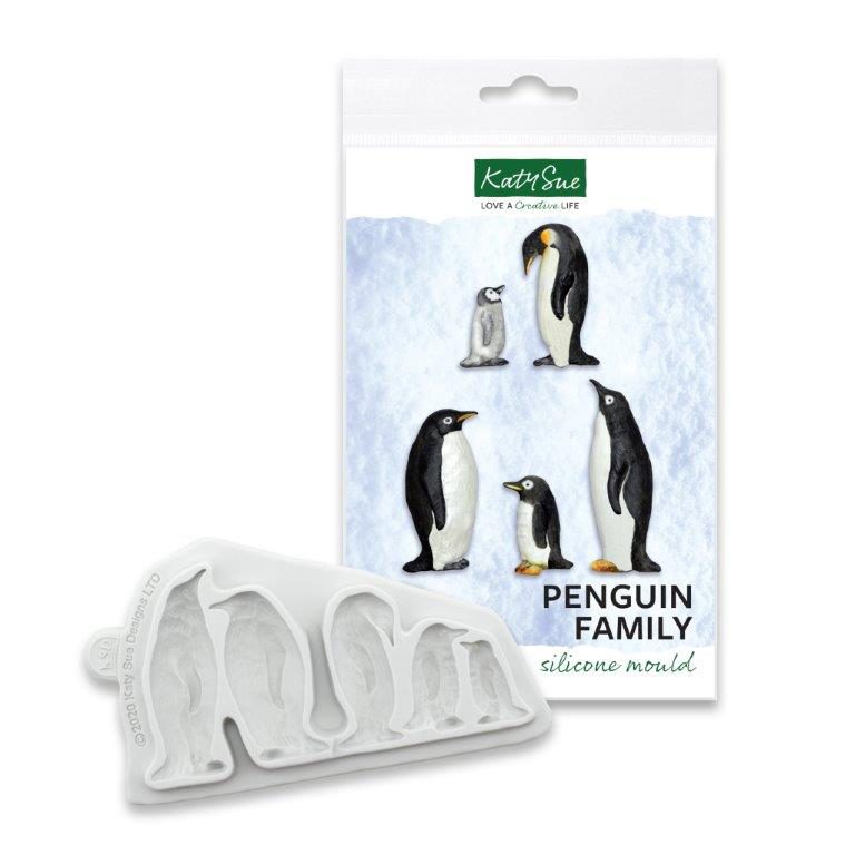 Katy Sue siliconen mal Penguin Family