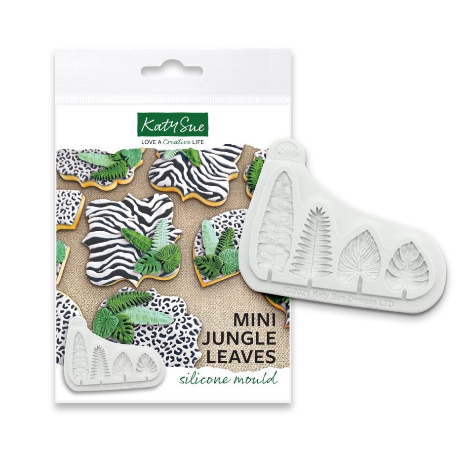 Katy Sue siliconen mal Mini Jungle Leaves