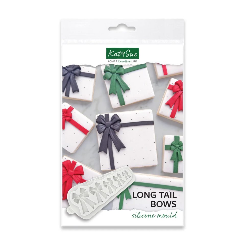 Katy Sue siliconen mal Bows with Long Tails