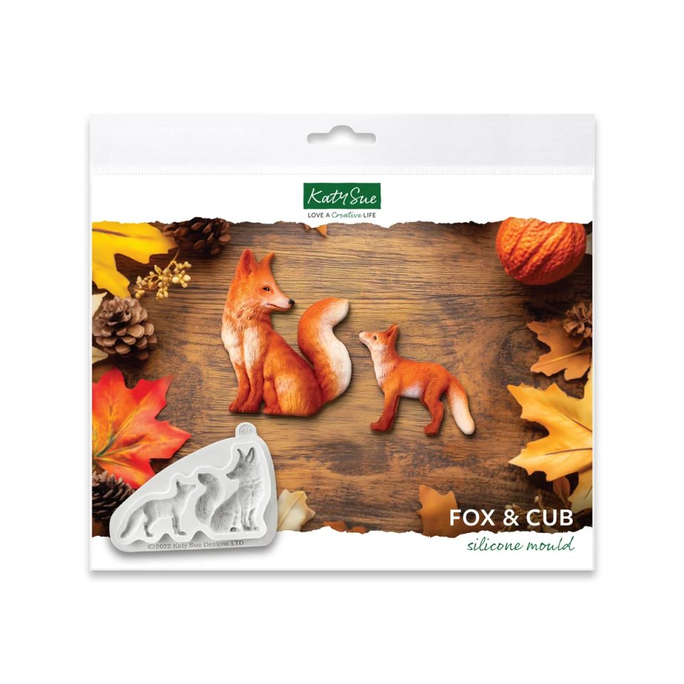 Katy Sue siliconen mal Fox and Cub