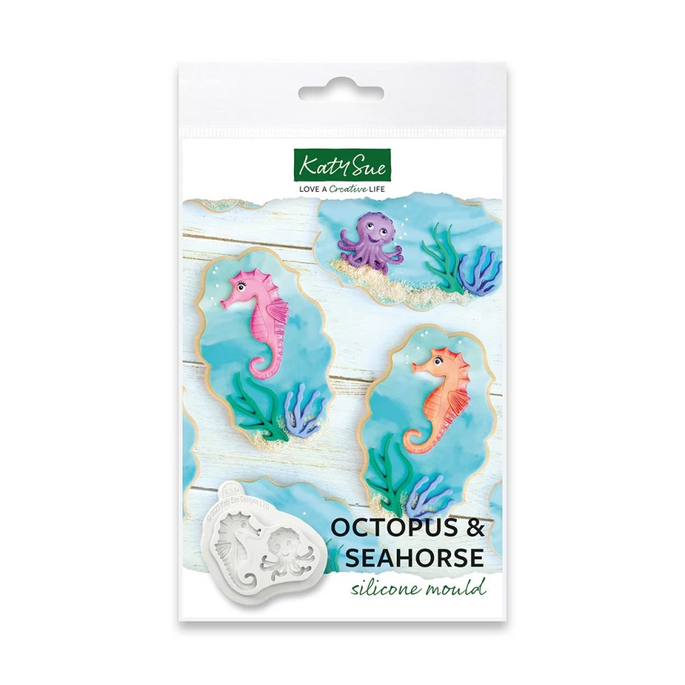Katy Sue siliconen mal Octopus & Seahorse