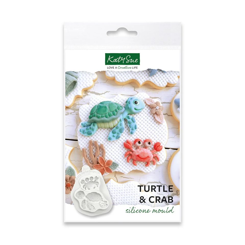 Katy Sue siliconen mal Turtle & Crab