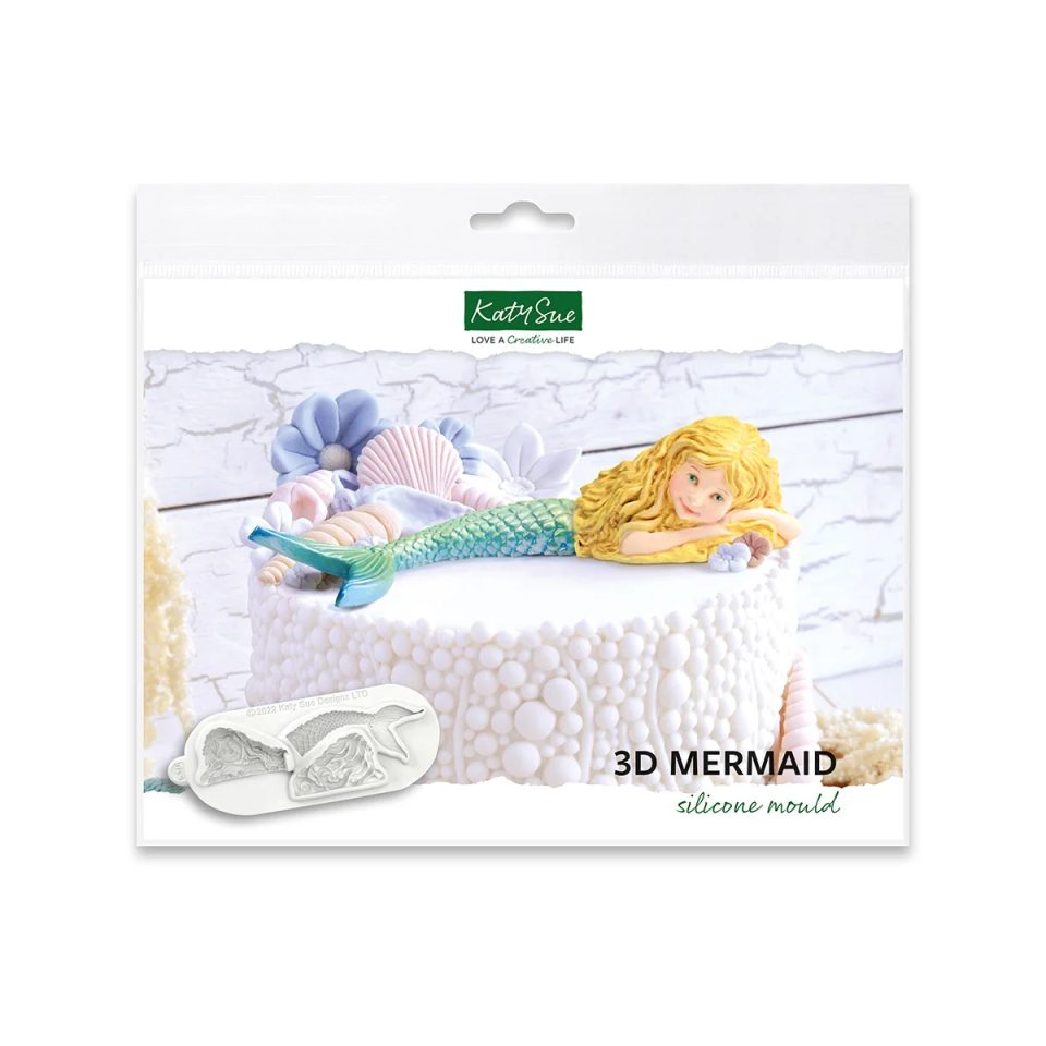 Katy Sue siliconen mal 3D Mermaid