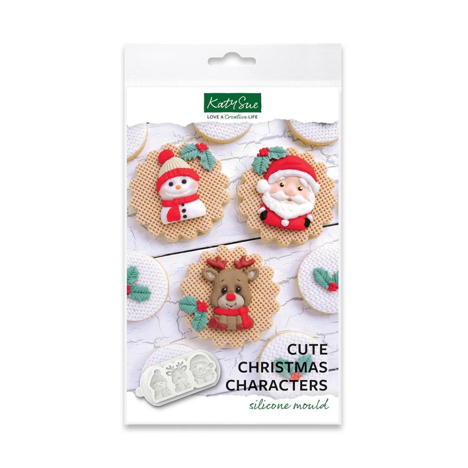 Katy Sue siliconen mal Cute Christmas Characters