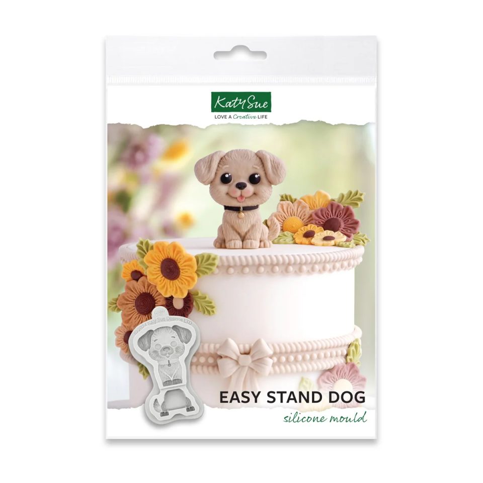 Katy Sue siliconen mal Easy Stand Dog