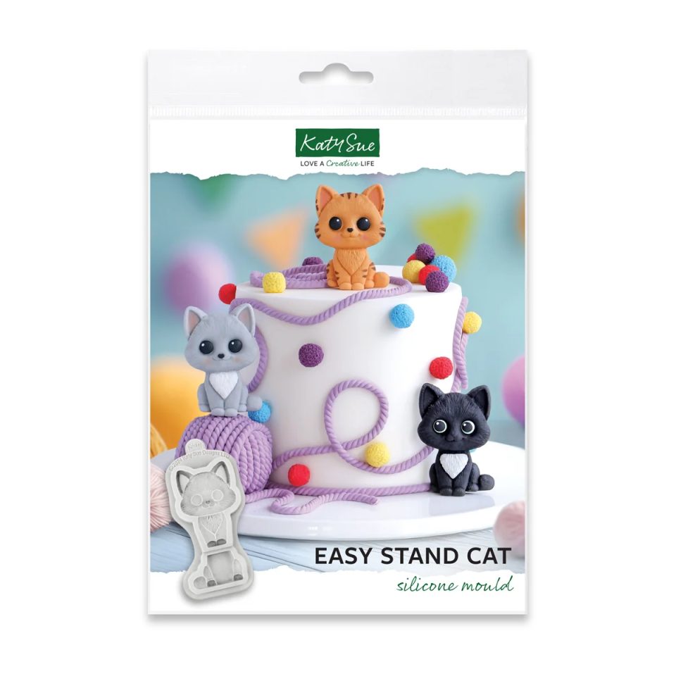 Katy Sue siliconen mal Easy Stand Cat