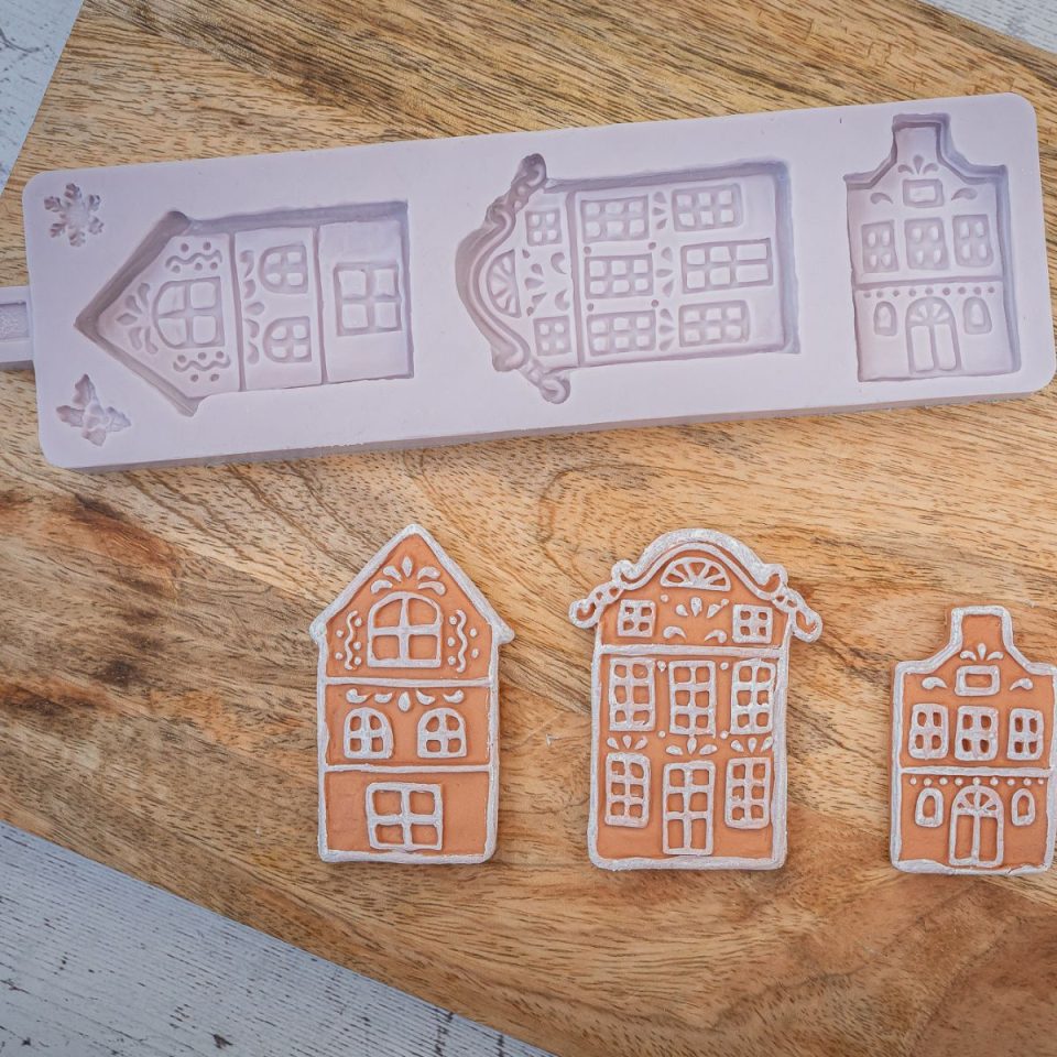 Karen Davies siliconen mal Dutch Gingerbread Houses