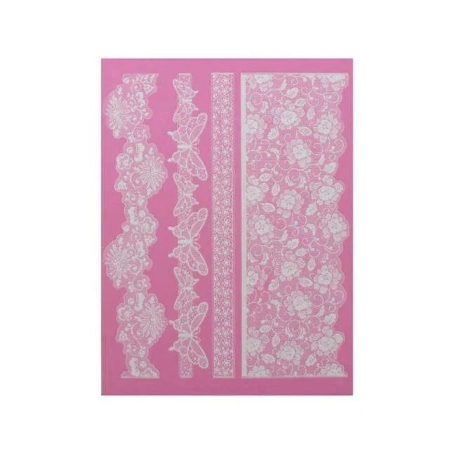Cake Lace Mat Madame vlinder groot