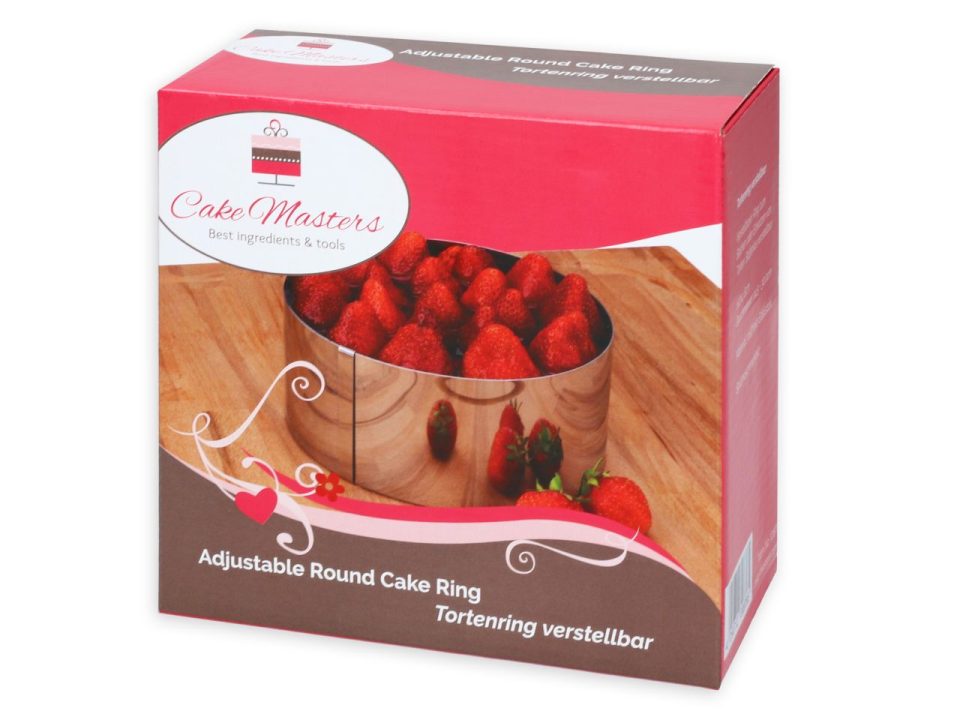 Cake Masters Adjustable Cake Ring High 8 cm