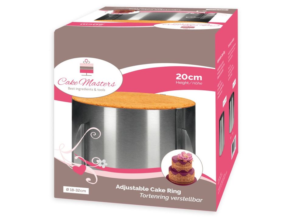 Cake Masters Adjustable Cake Ring High 20 cm