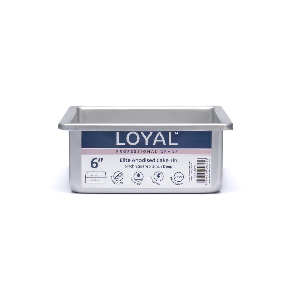 LOYAL Elite bakvorm vierkant 12,5 cm