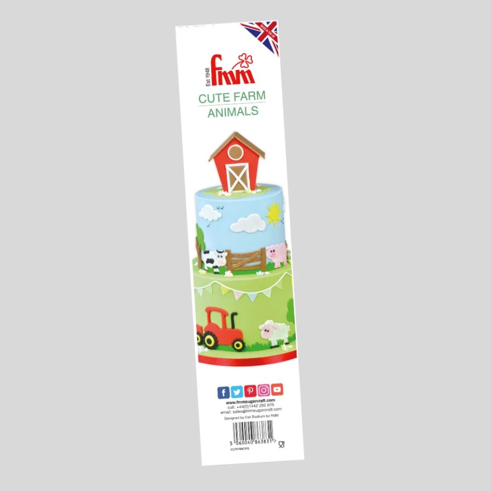 FMM Tappit uitsteker Cute Farm Animals