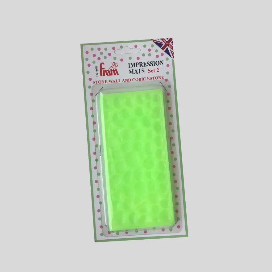 FMM Impression Mats Tree Bark and Brick set van 2