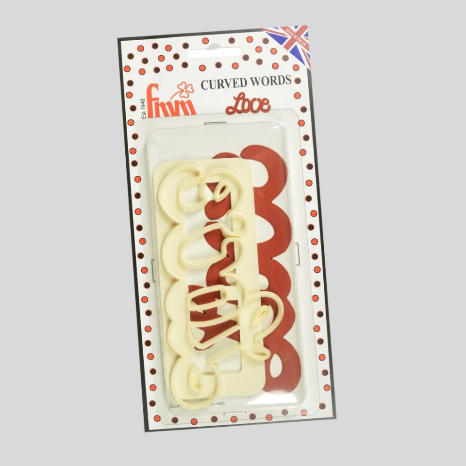 FMM uitsteker Curved Words Love