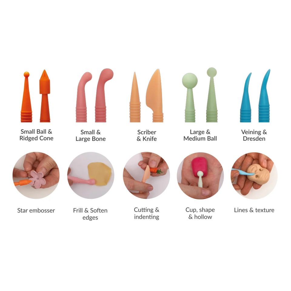 FMM Double Ended Craft Tools set van 5