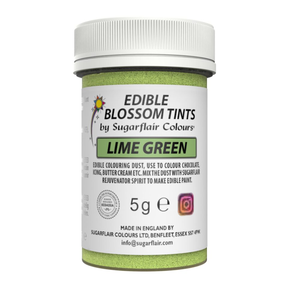 Sugarflair Blossom Tint Dust Lime Green 5 g