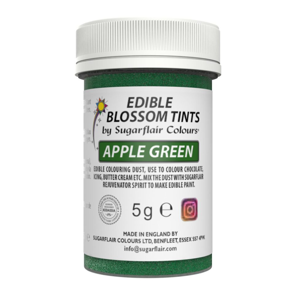 Sugarflair Blossom Tint Dust Apple Green 5 g