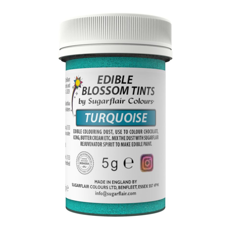 Sugarflair Blossom Tint Dust Turquoise 5 g