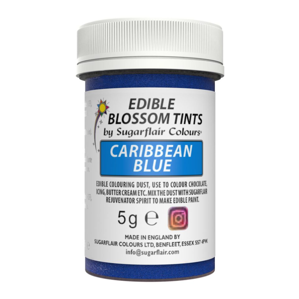 Sugarflair Blossom Tint Dust Caribbean Blue 5 g