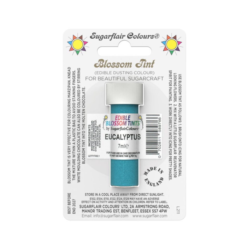 Sugarflair kleurpoeder Eucalyptus 7 ml