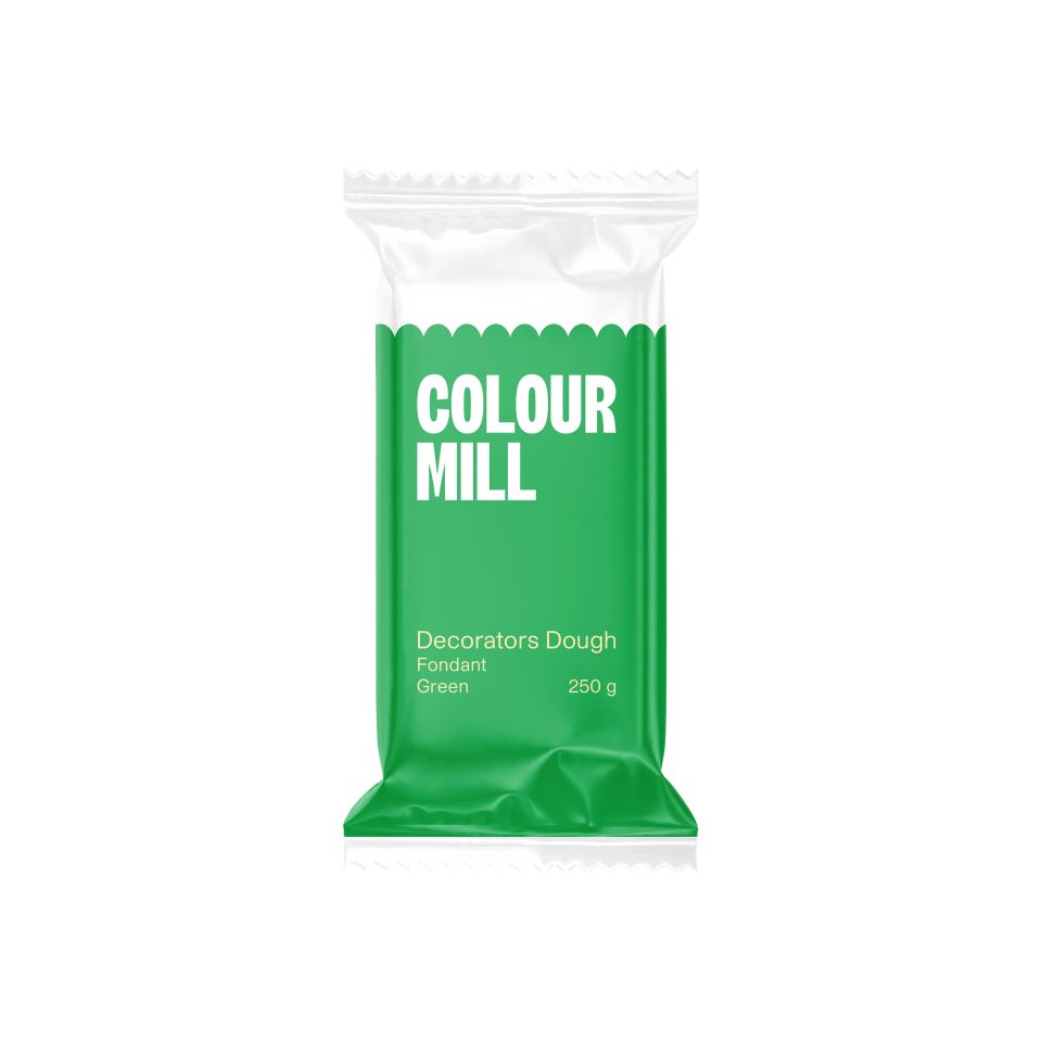 Colour Mill Sugar Paste Decorators Dough Green 250 g