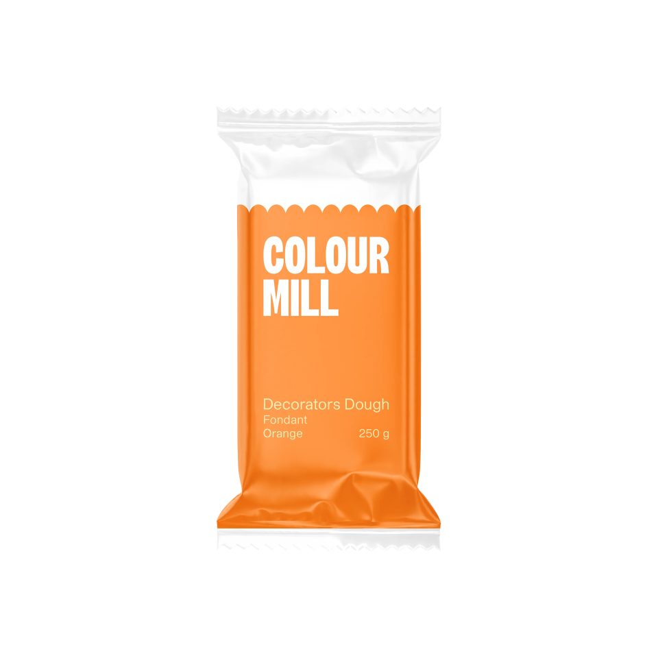 Colour Mill Sugar Paste Decorators Dough Orange 250 g