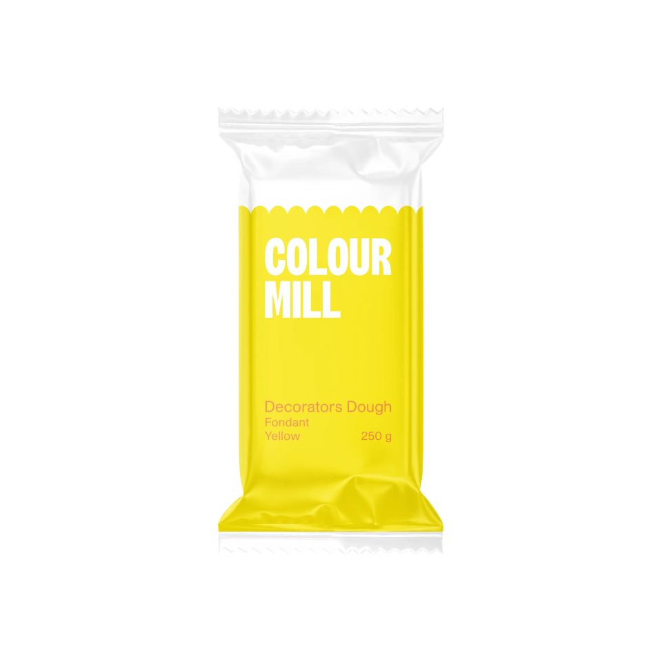 Colour Mill Sugar Paste Decorators Dough Yellow 250 g