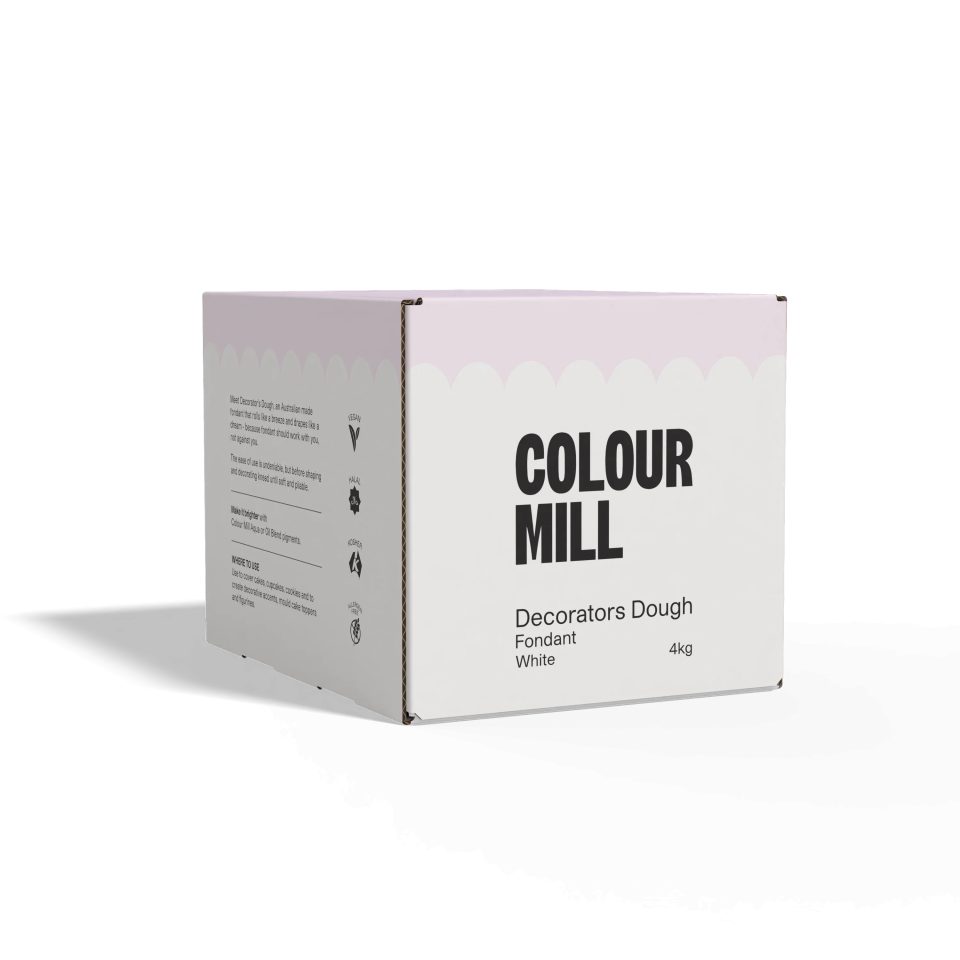 Colour Mill Sugar Paste Decorators Dough White 4 kg