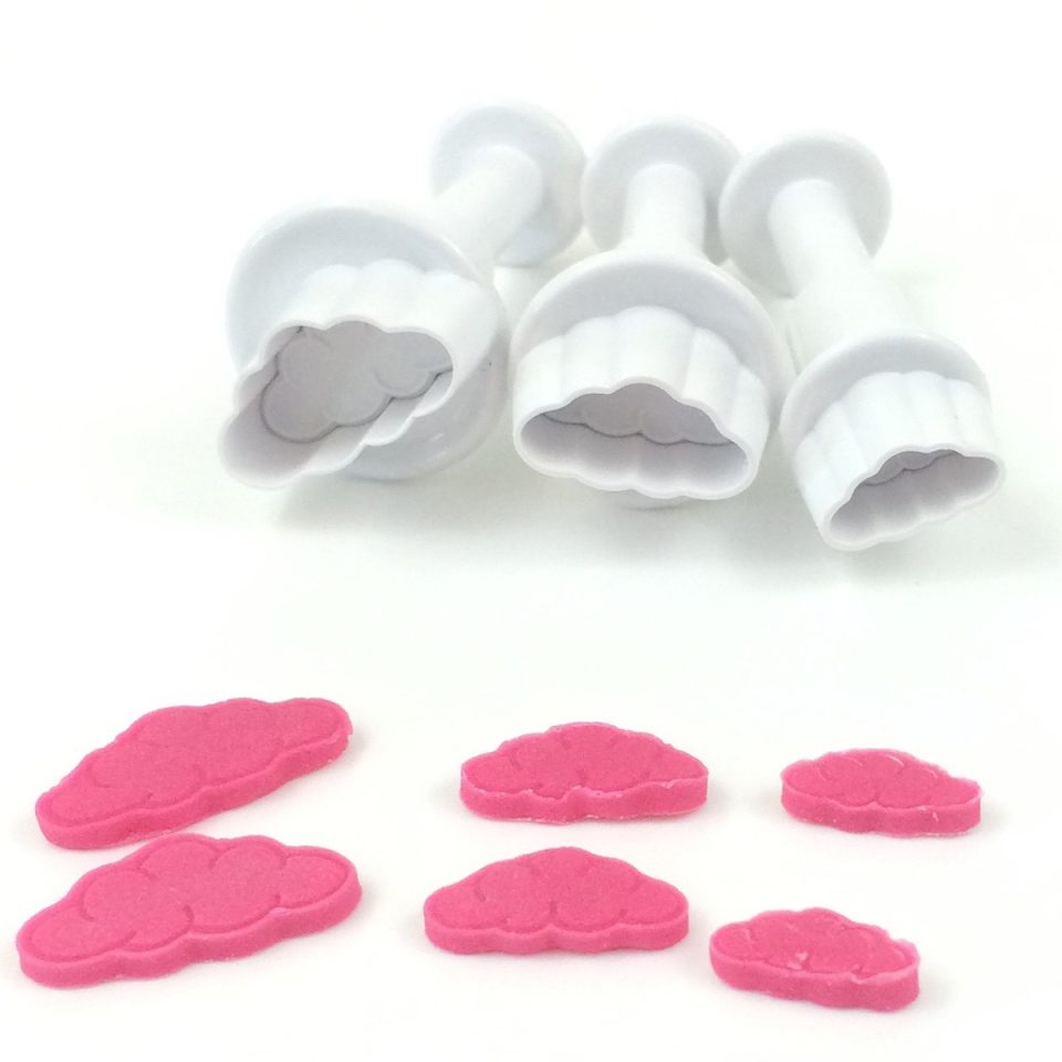 Dekofee Mini Plungers Clouds set van 3
