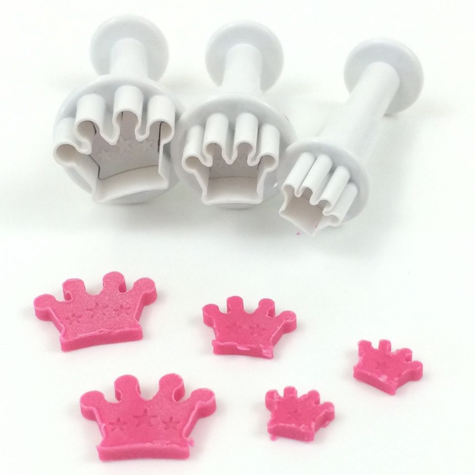 Dekofee Mini Plungers Crowns set van 3
