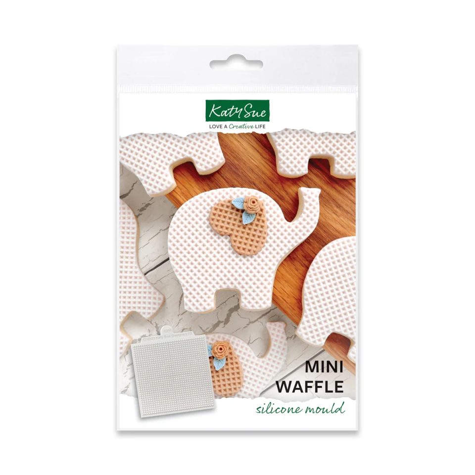 Katy Sue siliconen mal Mini Waffle Texture Mat