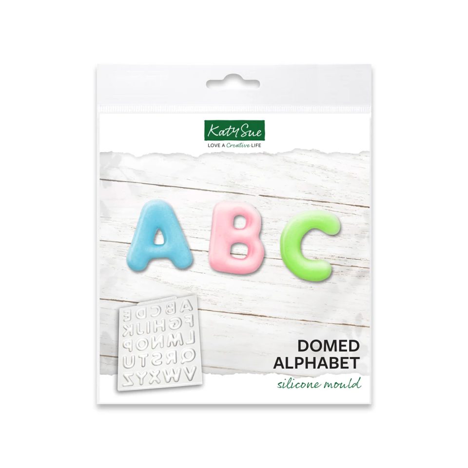 Katy Sue siliconen mal Domed Alphabet