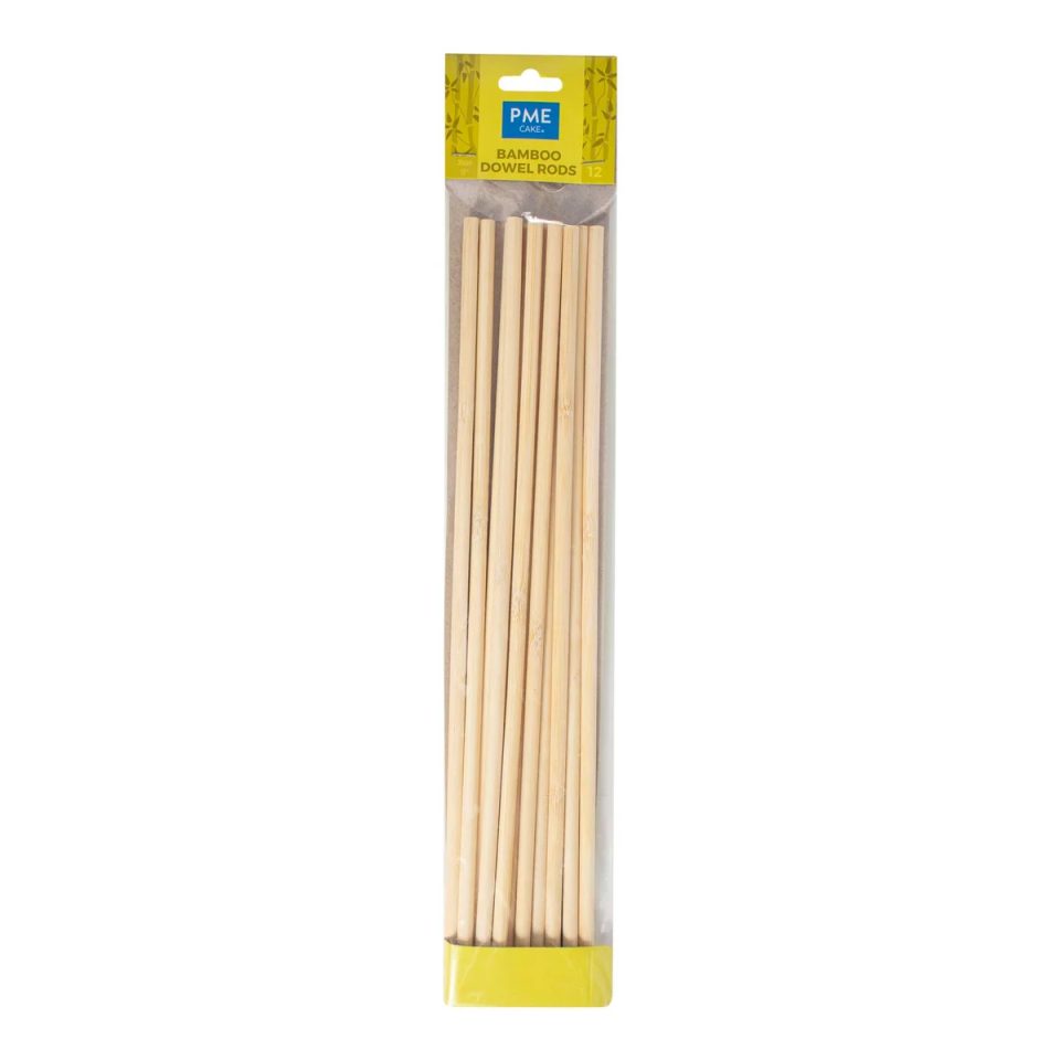 PME Dowel Rods Bamboo 12 stuks