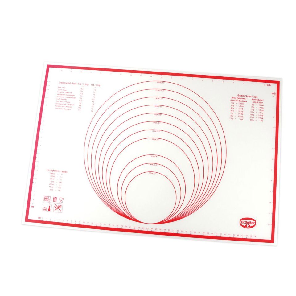 Dr. Oetker siliconen mat voor Dough/Fondant/marsepein 60x40 cm