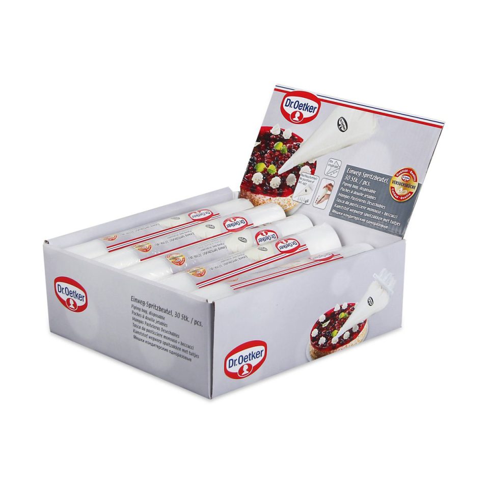 Dr. Oetker Disposable spuitzak 35 cm set van 30