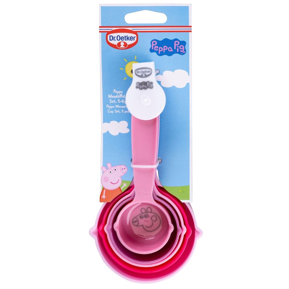 Dr. Oetker Measuring Spoons Peppa Pig set van 5