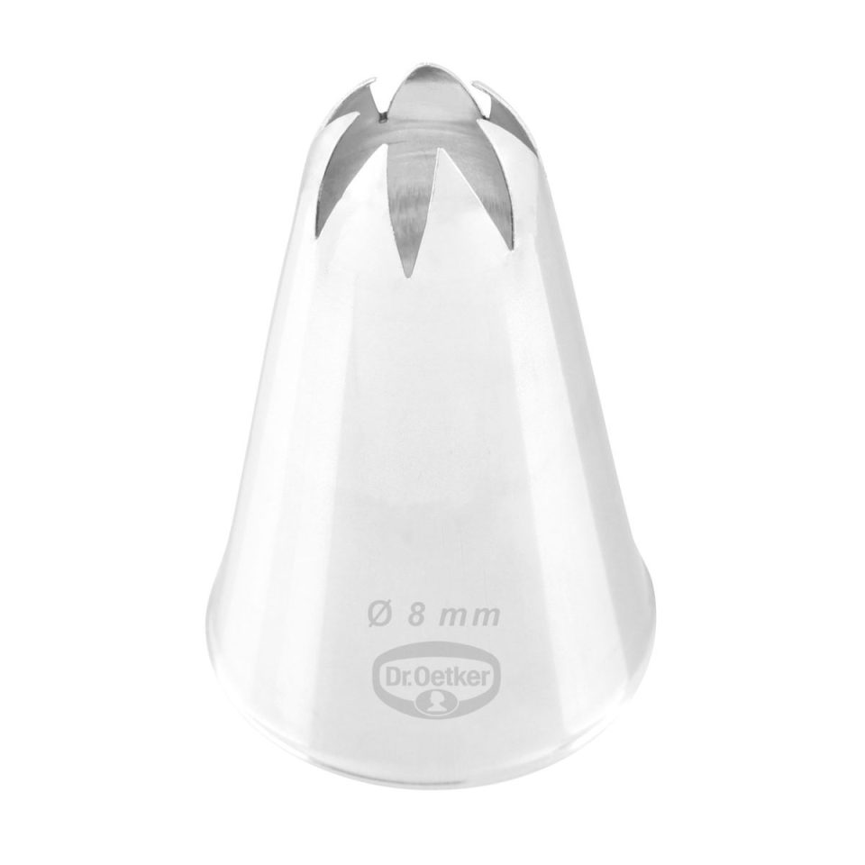 Dr. Oetker spuitmondje Closed Star 8 mm