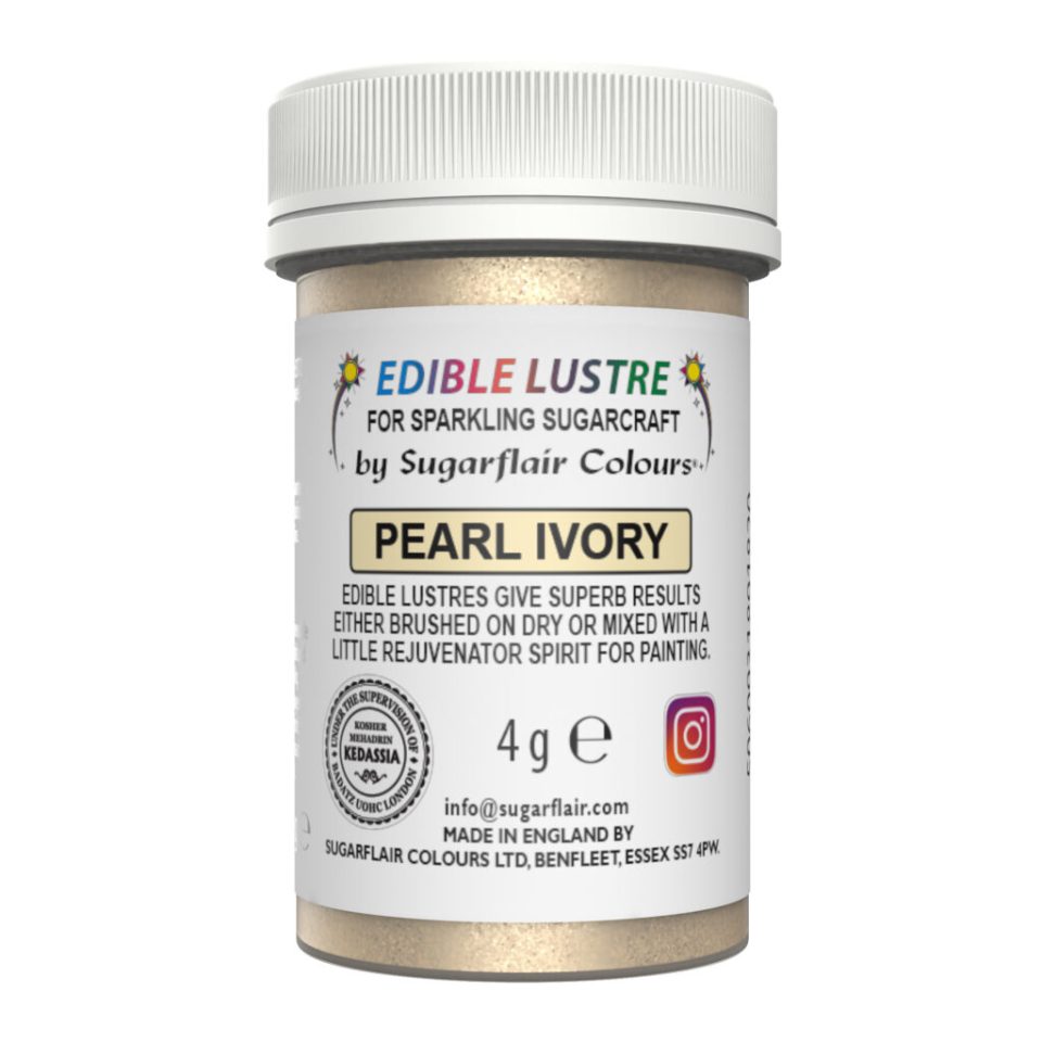 Sugarflair Edible Lustre Pearl Ivory 4 g