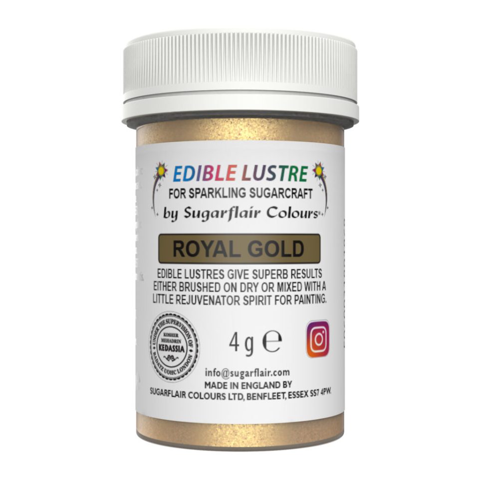Sugarflair Edible Lustre Royal Gold 4 g