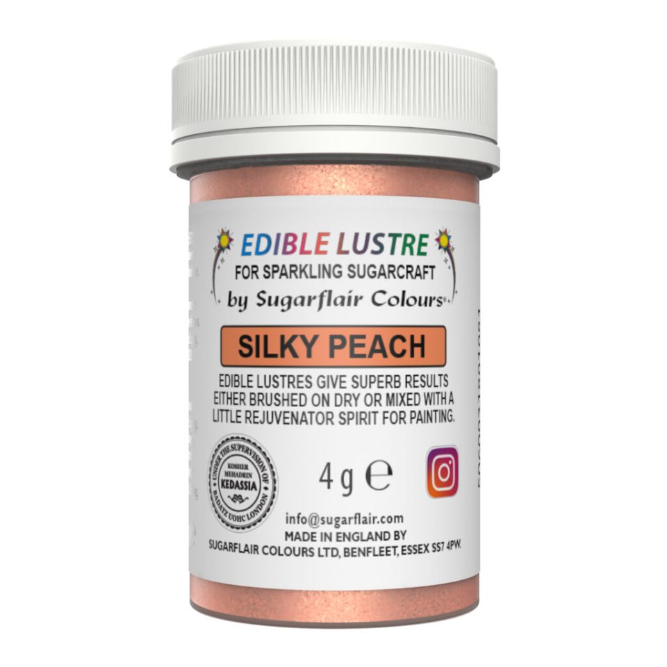 Sugarflair Edible Lustre Silky Peach 4 g