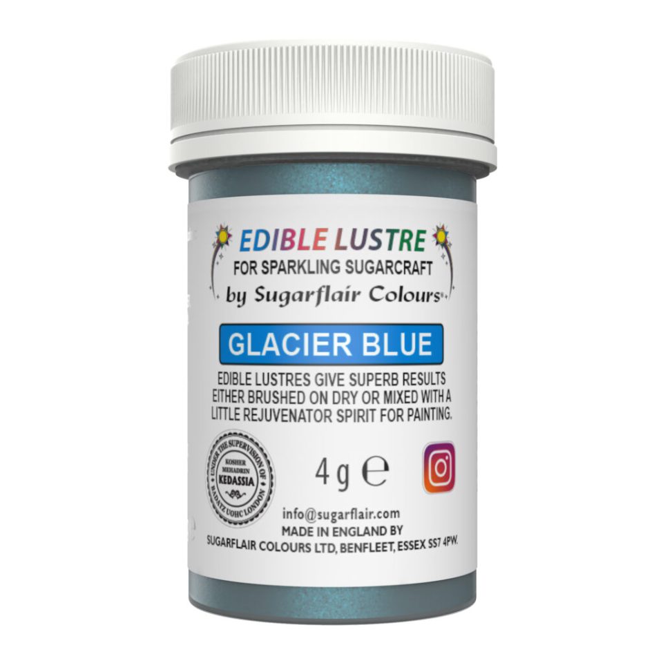 Sugarflair Edible Lustre Glacier Blue 4 g