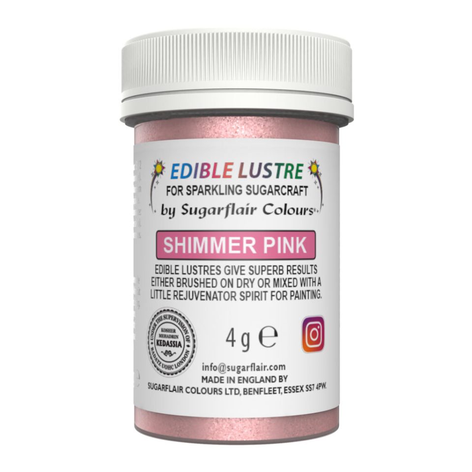 Sugarflair Edible Lustre Shimmer Pink 4 g